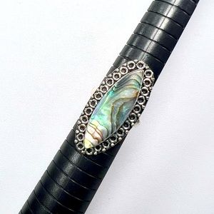 Abalone 925 Ring size 9